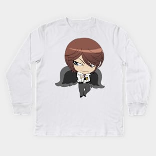 Chibi Kurama Kids Long Sleeve T-Shirt